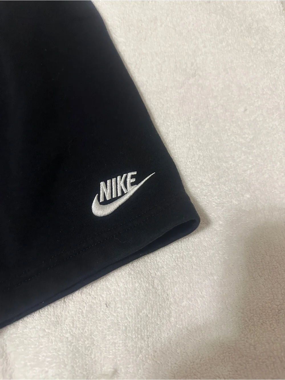 Nike boys 2 piece outfit black gray size 7 cotton polyester